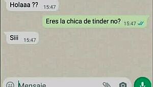 Latina chick gets unfaithful on webchat with tinder