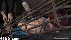 Tough lass, endure that rough nipple punishment!