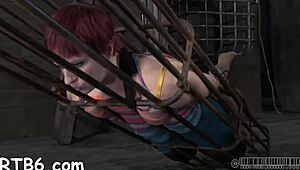 Tough lass, endure that rough nipple punishment!