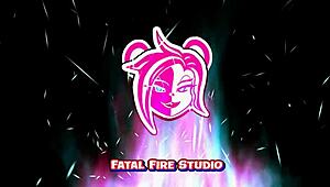 i got pegged by a giant futanari monster cock at frennis night club in this hardcore futa hentai game