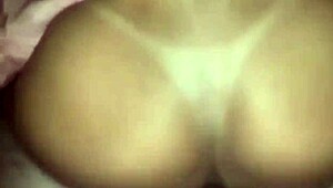 Latina Wife Bent Over in Doggystyle Affair with Lover While Hiding from Husband in VIP Group