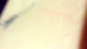 Blonde engages in intimate activities with partner