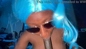 too much cum to swallow in sloppy deepthroat action