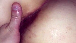 Giving her all four fingers deep