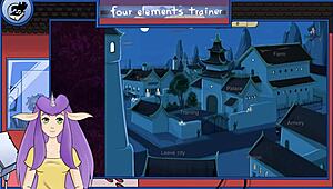 avatar hentai trainer fucks four elements part 18