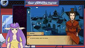 avatar hentai trainer fucks four elements part 18