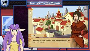 avatar hentai trainer fucks four elements part 18