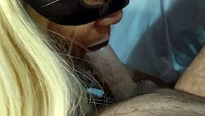 Ebony hotwife swallows cum while masturbating in the shower