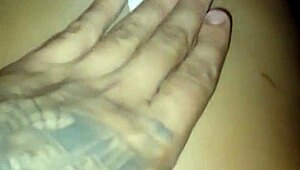 giving massages to my cousin in a relaxing session