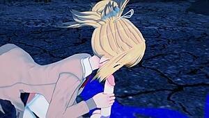 Oh man, I can’t even... Kohaku’s blowjob in this Dr. Stone hentai is insane, she gets fucked hard in Japanese anime style!