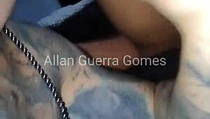 Dana Bueno's Pussy and Ass Licked by MMA Fighter Allan Guerra Gomes Until She Orgasms