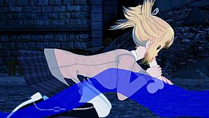 Oh man, I can’t even... Kohaku’s blowjob in this Dr. Stone hentai is insane, she gets fucked hard in Japanese anime style!