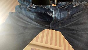 Detailed scene of peeing in bed, capturing the moment of relief and warmth