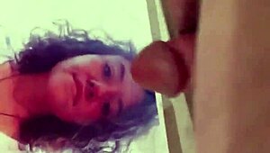 Fun couple receives cum tribute. Masturbation leads to intense cumshot.