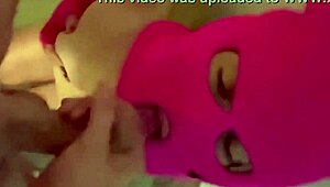 He loves face fucking his dirty 18+ blonde slut