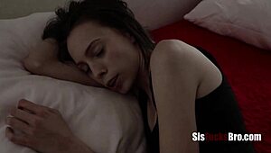 Skinny Step Sister Aria Haze Swallows Big Tits Hardcore