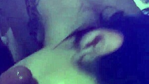 this cheating whore deepthroats a big cock in the bedroom, sucking like a slut