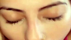 My friend insists on swallowing my cum after watching movies