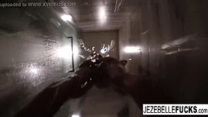 Jezebelle Bond Enjoys Relaxing Shower Time