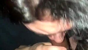 Latina amateur eagerly sucks massive big black cock in sloppy blowjob.