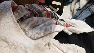 Guys raiding panties in this dirty gay jerk-off adventure, so thrilling!