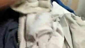 Guys raiding panties in this dirty gay jerk-off adventure, so thrilling!