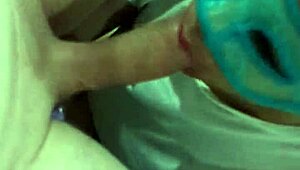 why does that slutty filipina wife suck cock right in front of her husband