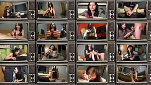 Brunette Enjoys Nude Fun In Bed