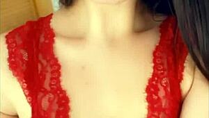 Hot clips of nude lingerie masturbation leading to intense orgasm in May 2020