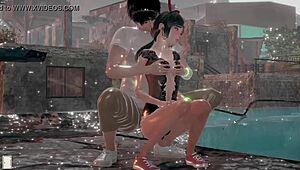 Hentai Babe Plays with 18+ Pussy