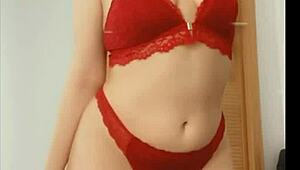 Hot clips of nude lingerie masturbation leading to intense orgasm in May 2020