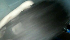 Hot teen bends over for morning anal creampie