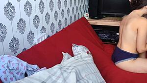 Young students engage in lively sex on camera with passionate interactions and playful moments