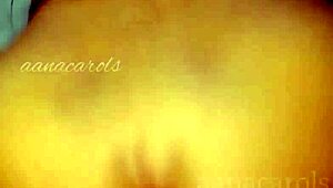 Aninha's big ass riding hard with horny rebolando moves