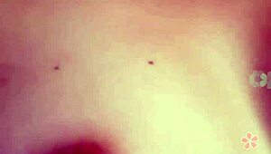 Girl masturbates solo with pussy and tits exposed