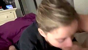 Watch me SUCK my boyfriend's cock for fun. I love gagging on it every time.