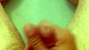 Bisexual guy jerks off in bathtub pool scene