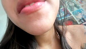 LATINA AMATEUR MASTURBATES AND GETS NAKED WITH BIG TITS