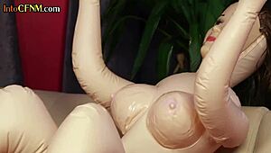 Can you handle this? Cfnm femdoms degrade submissive in kinky threesome.