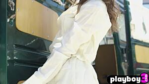 I can't believe how hot Uma Jolie looks posing naked with that perfect big booty!