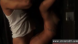 Gina endures extreme bondage fucking, her petite tattooed body bound tightly