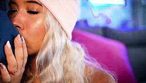 sexy blonde eager to suck hard cock