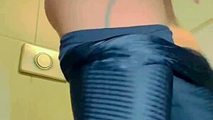 Massive Cock Stroked In Public Spot By Horny Guy. Fetish Masturbation Turns Intense.