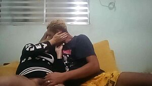 Blonde Milf Sits For Intense Interracial Blowjob And Hardcore Cock Fucking In Reality Amateur Scene