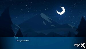 blowjob scene before the show in camppinewood cartoon style