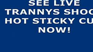 man, i’m so turned on watchin’ this tranny jerk and cum hard!