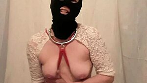 Slave Experiences Intense Pleasure During Masturbation And Whipping