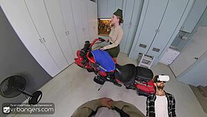 Vr bangers octavia red in top-gun vr parody