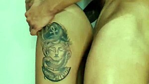 delonsafadorj eats young latina's tight pussy hard until filling with cum