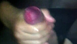 She stripped naked in the dark nature, oiled her body in stockings, and got cum publicly.